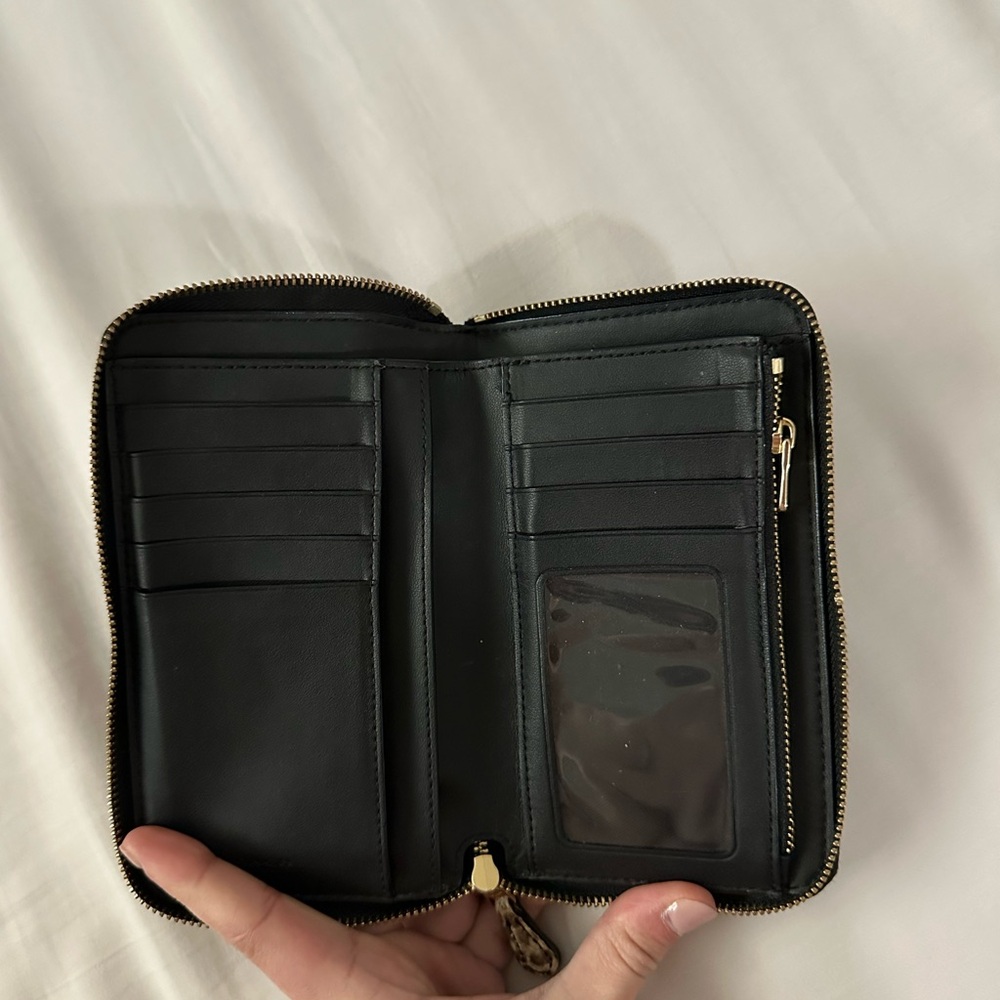 Coach Black Leather Zip Wallet - Picture 5 of 5